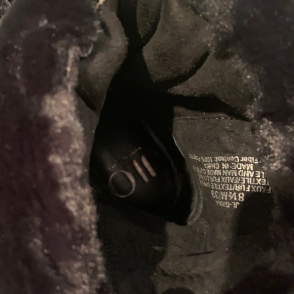 JLO JENNIFER LOPEZ Ginna Booties sz 8.5 Faux Suede & Faux Fur - Picture 6 of 6